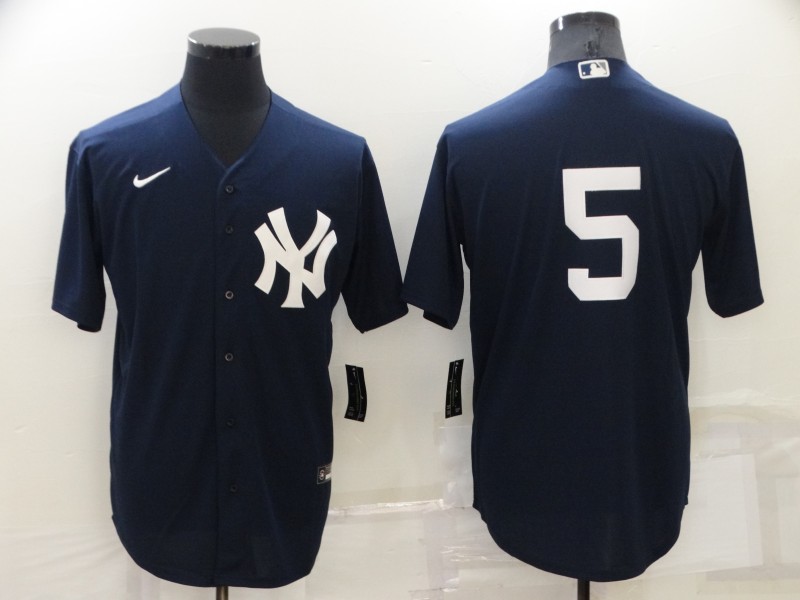 Men's New York Yankees #5 Joe DiMaggio Navy Cool Base Stitched Jersey Men's New York Yankees #5 Joe DiMaggio Navy Cool Base Stitched Jersey
